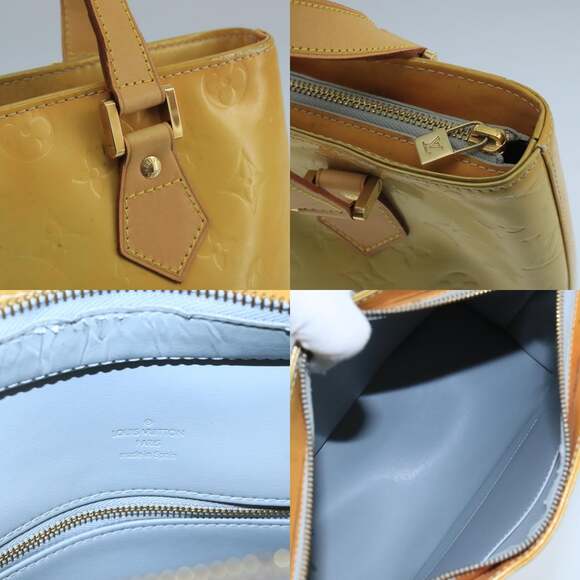 LOUIS VUITTON Monogram Vernis Houston Hand Bag Gris M91053 - Picture 11 of 13